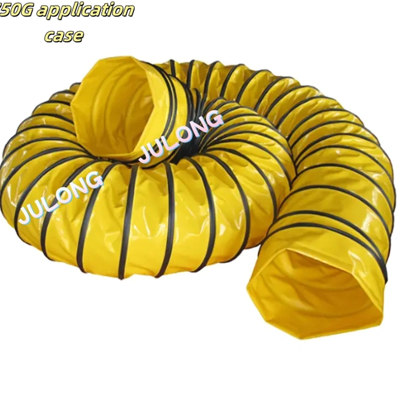 PVC -belagt polyesterstoff for gruvedriftsventilasjonssystem